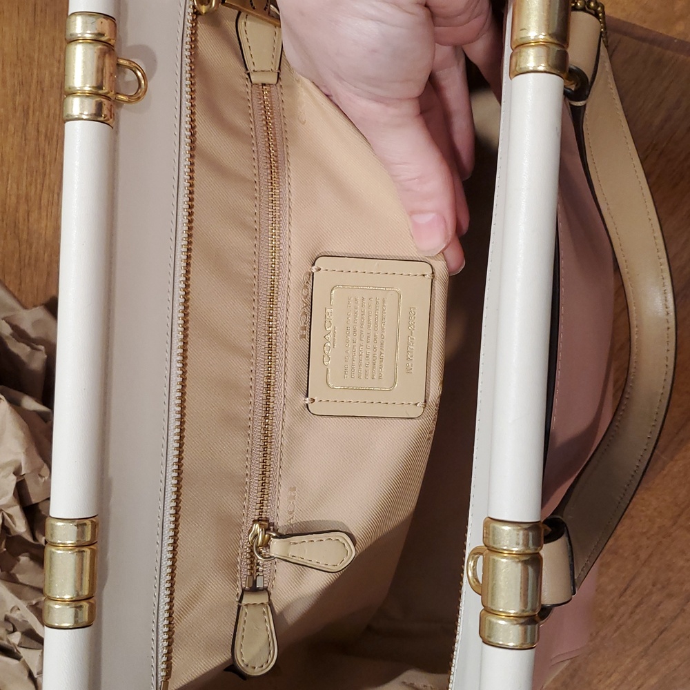 Coach Grace Colorblock Satchel - Picture 15 of 16
